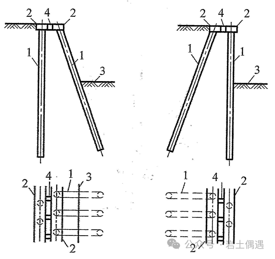 一文读懂“基坑倾斜桩无支撑支护结构”